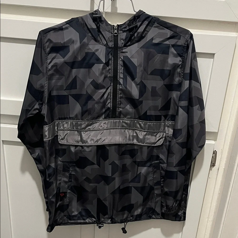 Charcoal Camo and Black Jacket